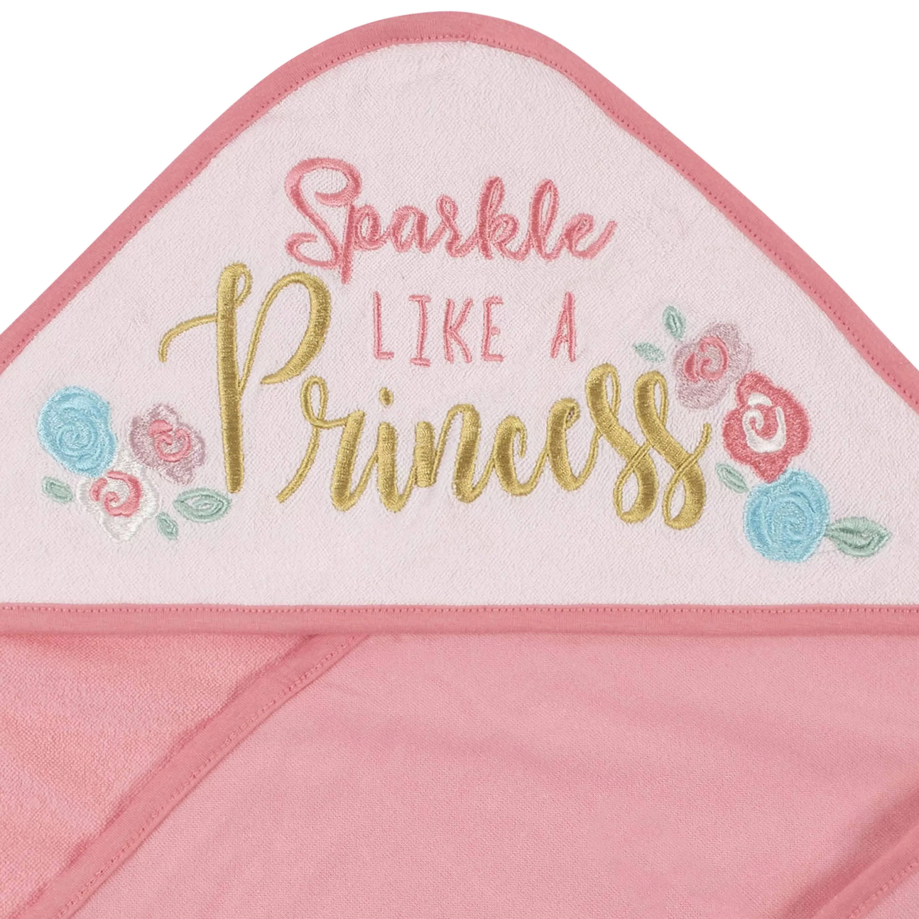 12-Piece Baby Girls Princess Hooded Towels & Washcloths Set