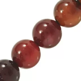 12mm Round Halloween Onyx Beads (Pack of 10)