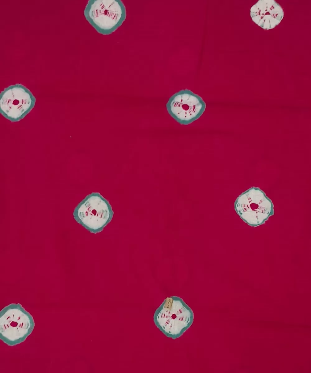 2.5m Pink cotton tie dye kurta material