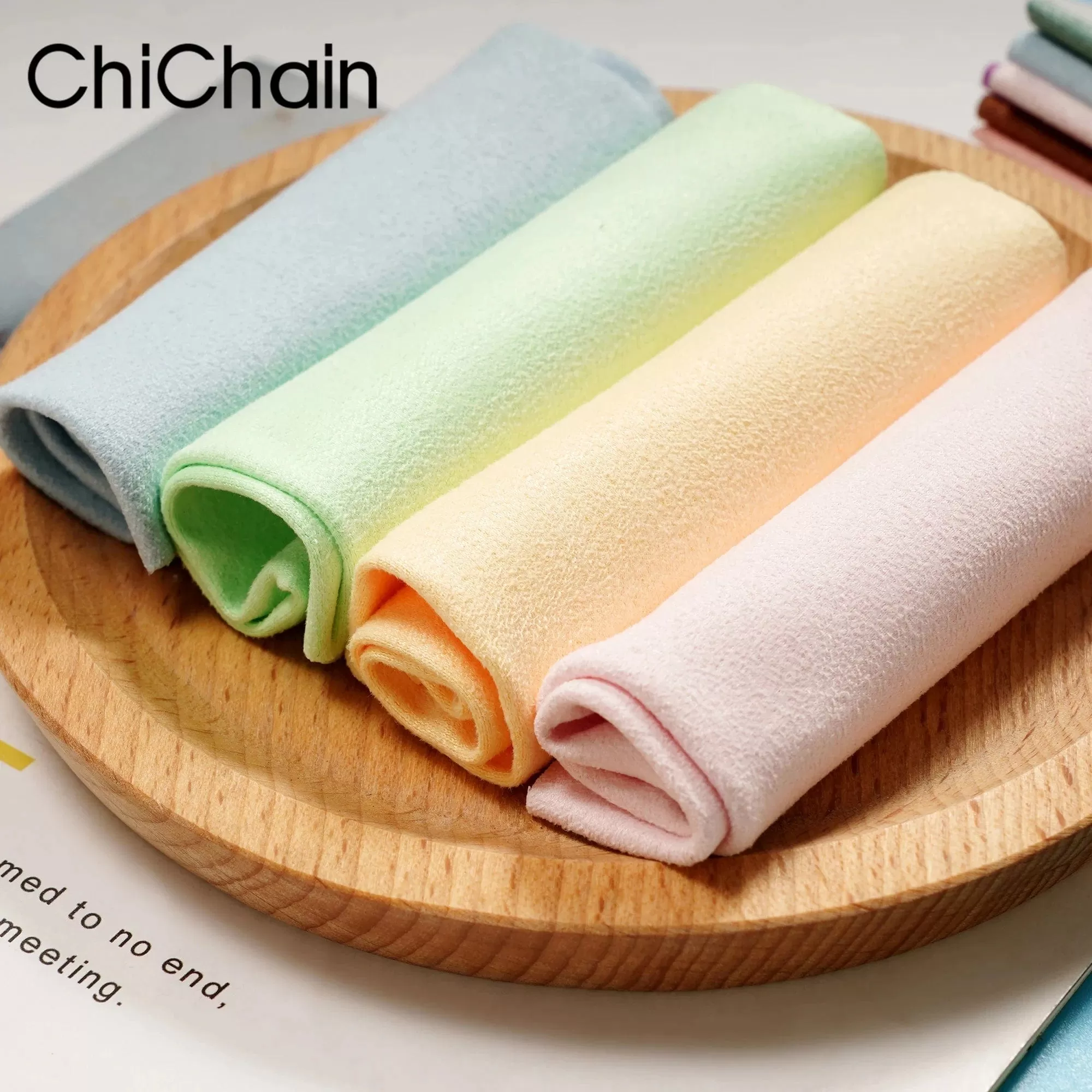 5PCS Eyeglass Cleaning Cloth Microfiber adaptable for Screens, Lenses Nylon or Polaroid Glasses 15*18cm random color