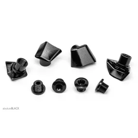 Absolute Black Crank Bolt Covers For Dura-Ace 9100 & Ultegra 8000 - Black