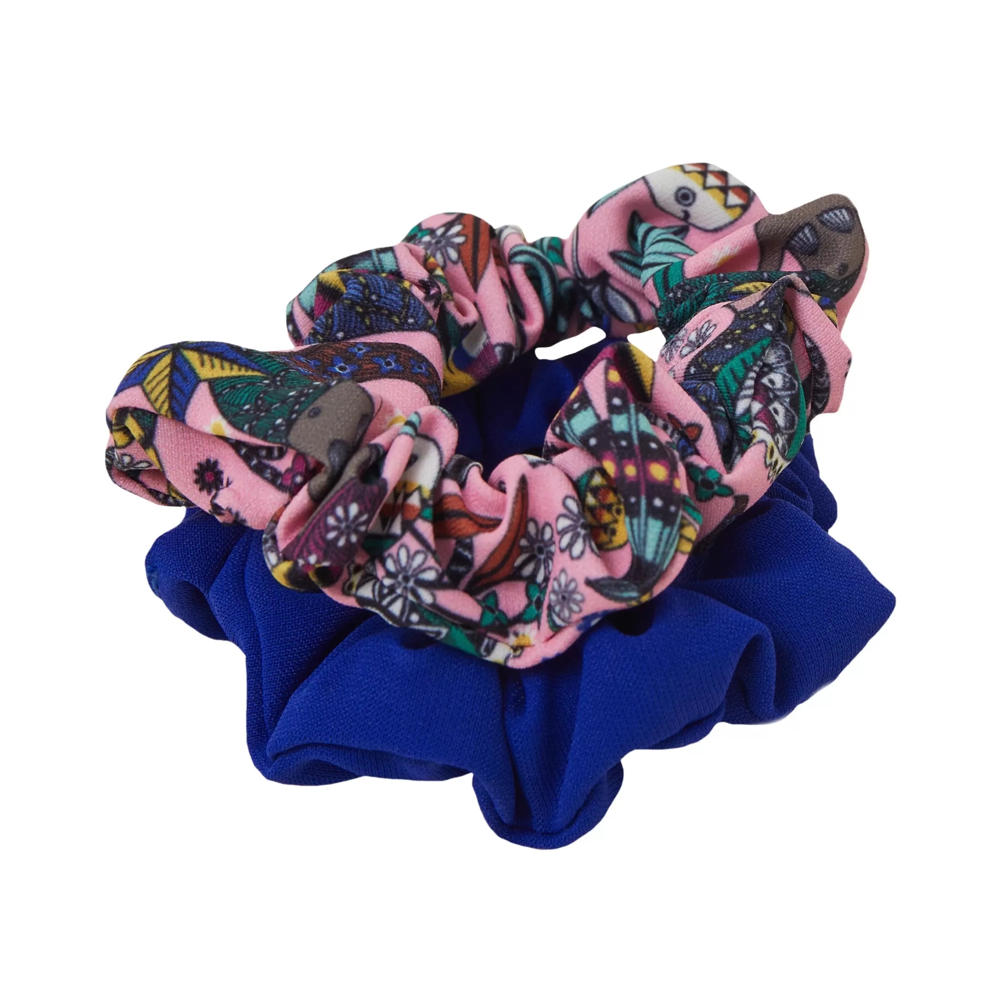 Accessorize London Scrunchies 2-Pack