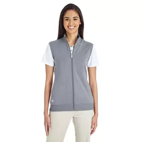 adidas Golf Women's Vista Grey/Heather Full-Zip Club Vest