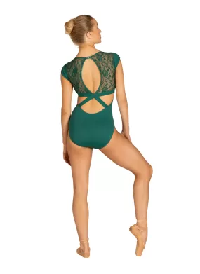 Adult Yasmin Micro-Cap Sleeve Leotard