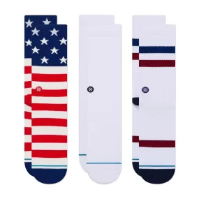 Americana Cotton Crew Socks 3 Pack