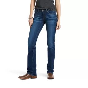 Ariat Womens R.E.A.L Mid Rise Straight Candace Portland Jean