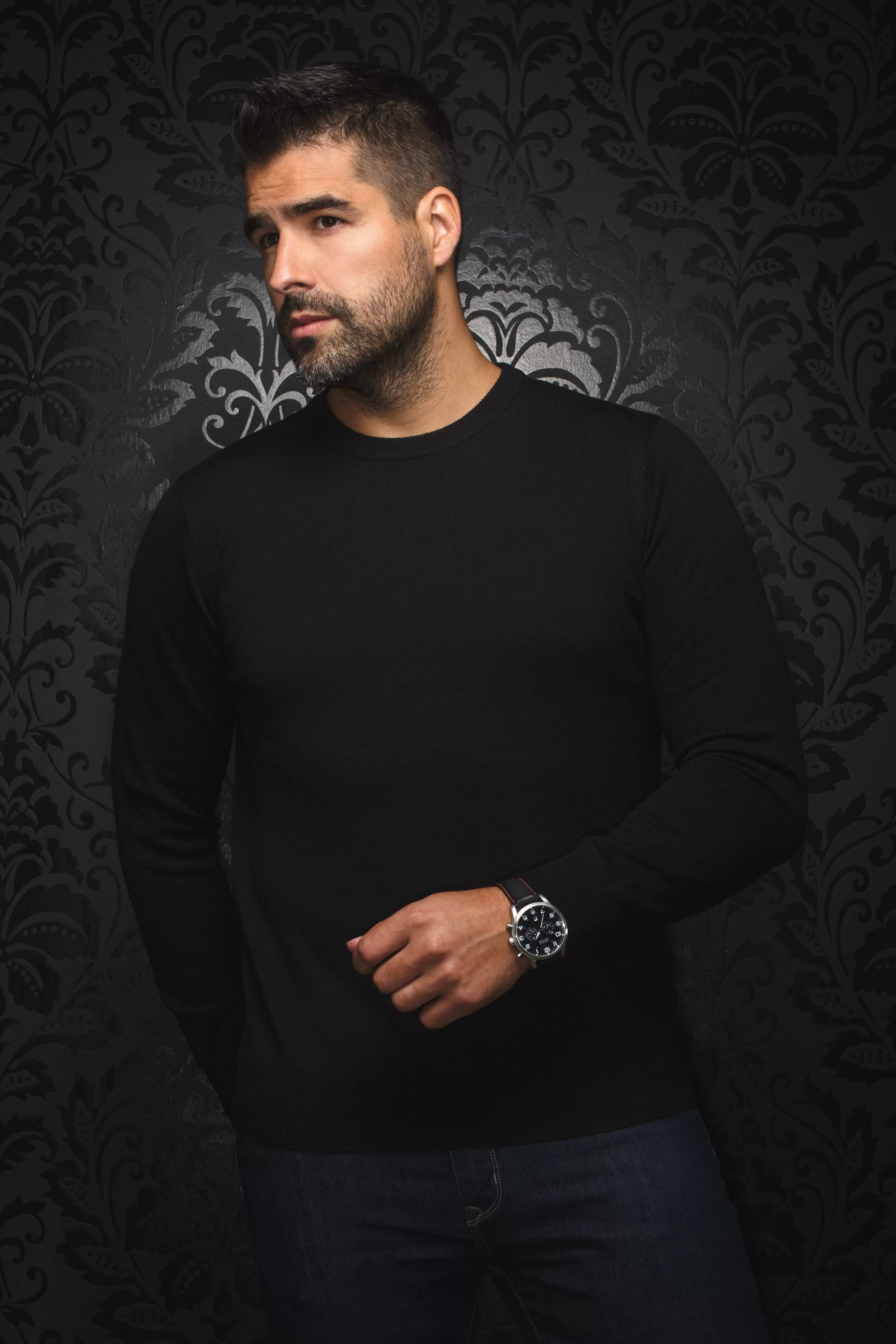 Au Noir Sweaters | Marini Black