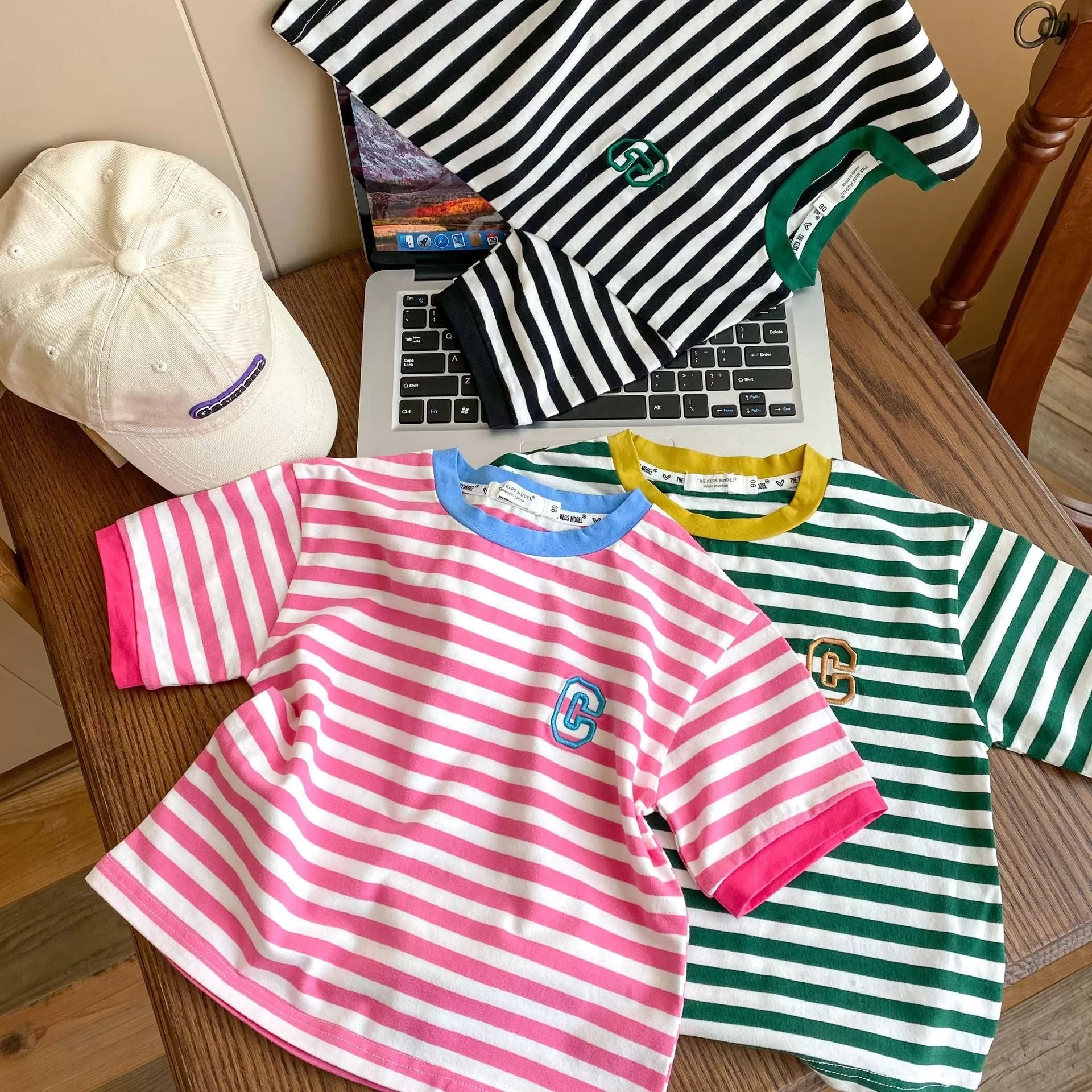 Baby Kid Girls Striped T-Shirts