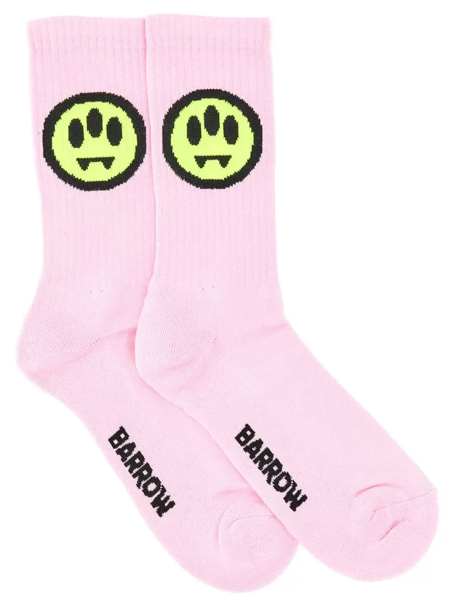 Barrow Socks Monochrome socks with Barrow smile