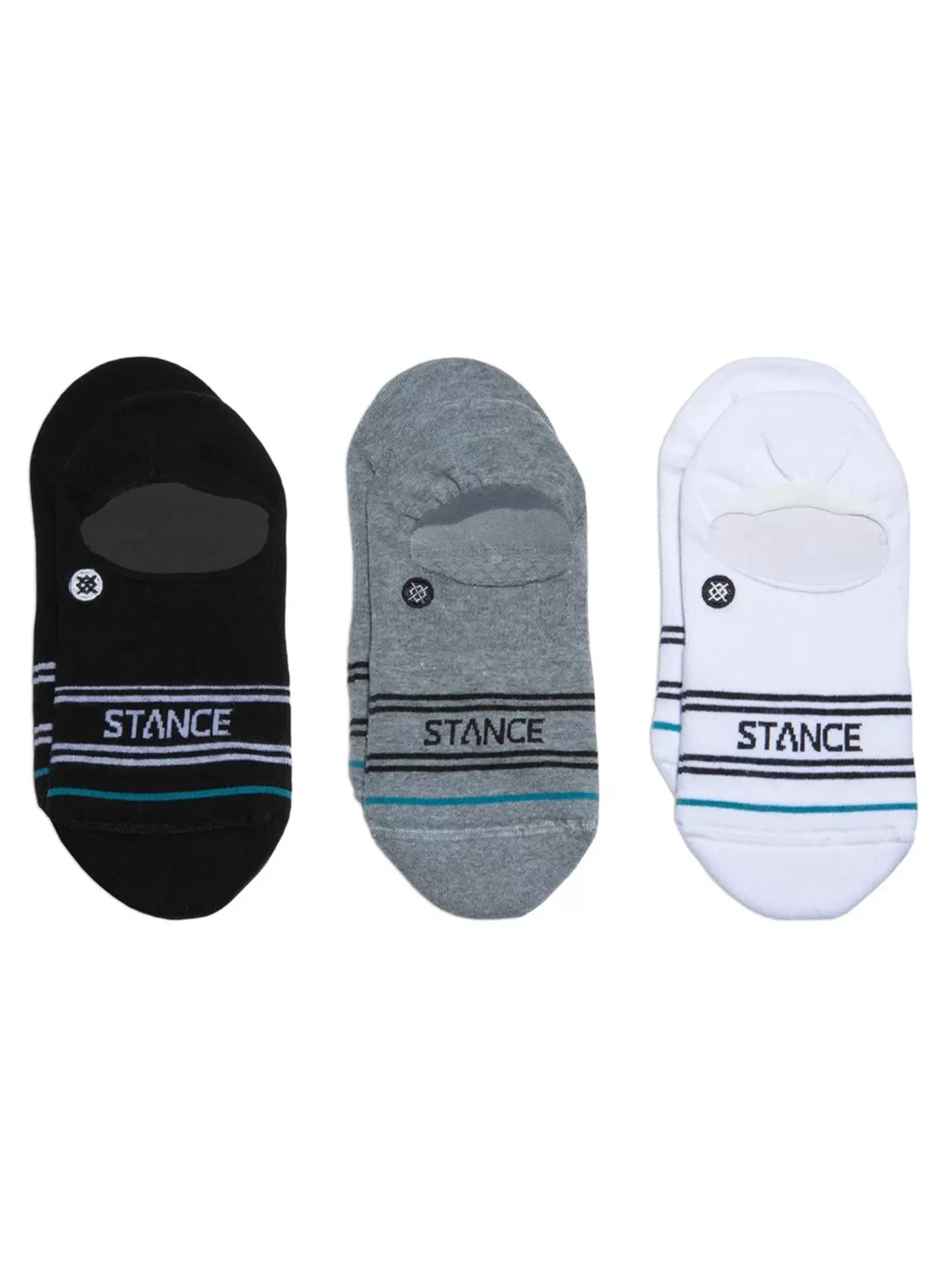 Basic No Show 3 Pack Socks