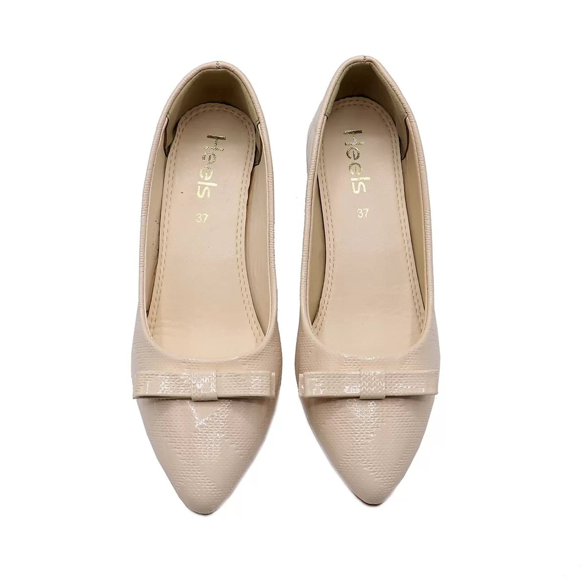 Beige Formal Court Shoes 085490