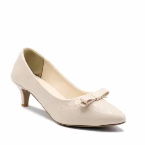 Beige Formal Court Shoes 085490