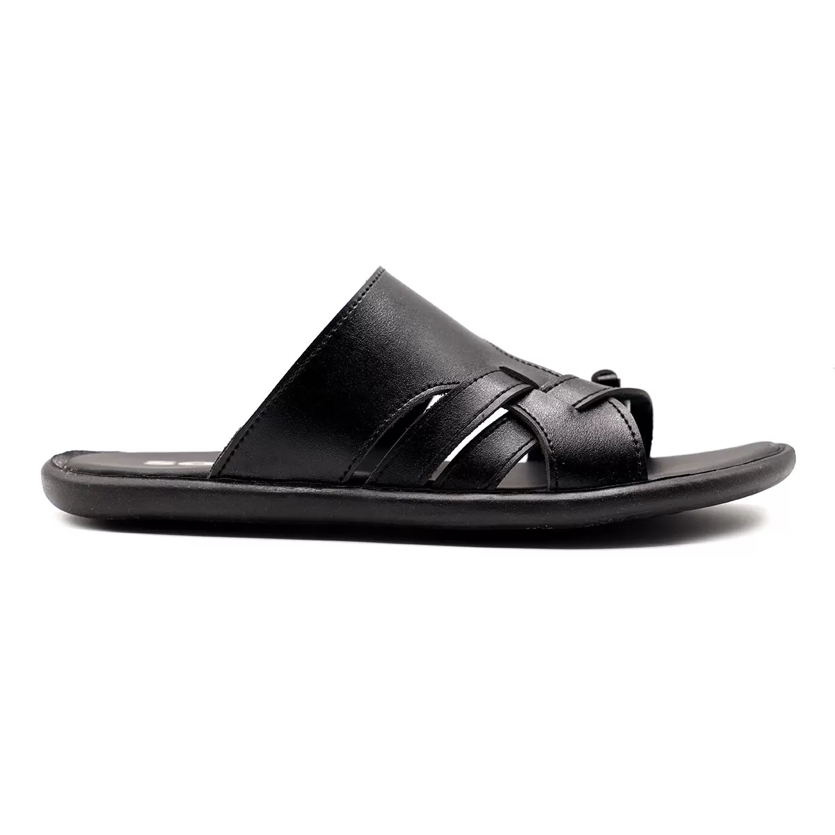 Black Casual Chappal 110027