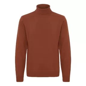 Blend men's turtleneck sweater with regular fit 20716087 191540 rust