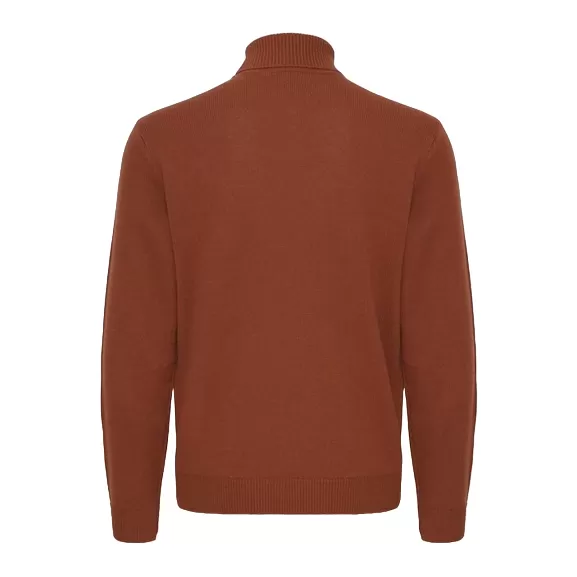 Blend men's turtleneck sweater with regular fit 20716087 191540 rust