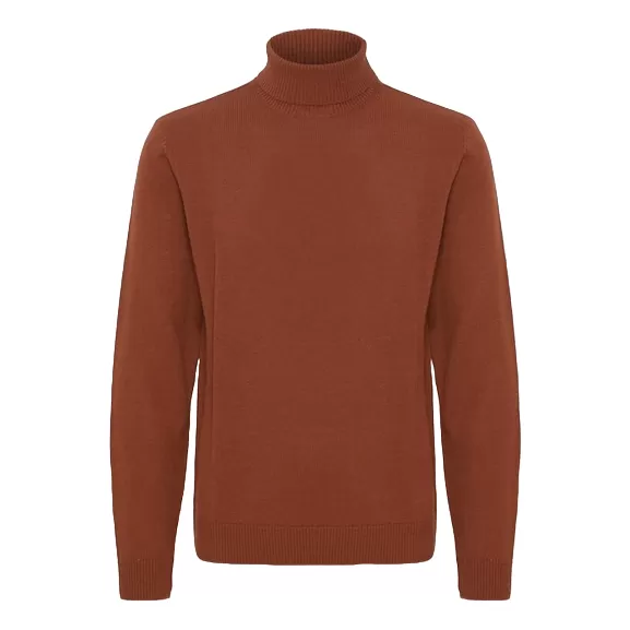 Blend men's turtleneck sweater with regular fit 20716087 191540 rust