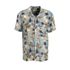 Blend Patterned short sleeve men's shirt Short Sleeved Shirt 20716118 184039 regatta