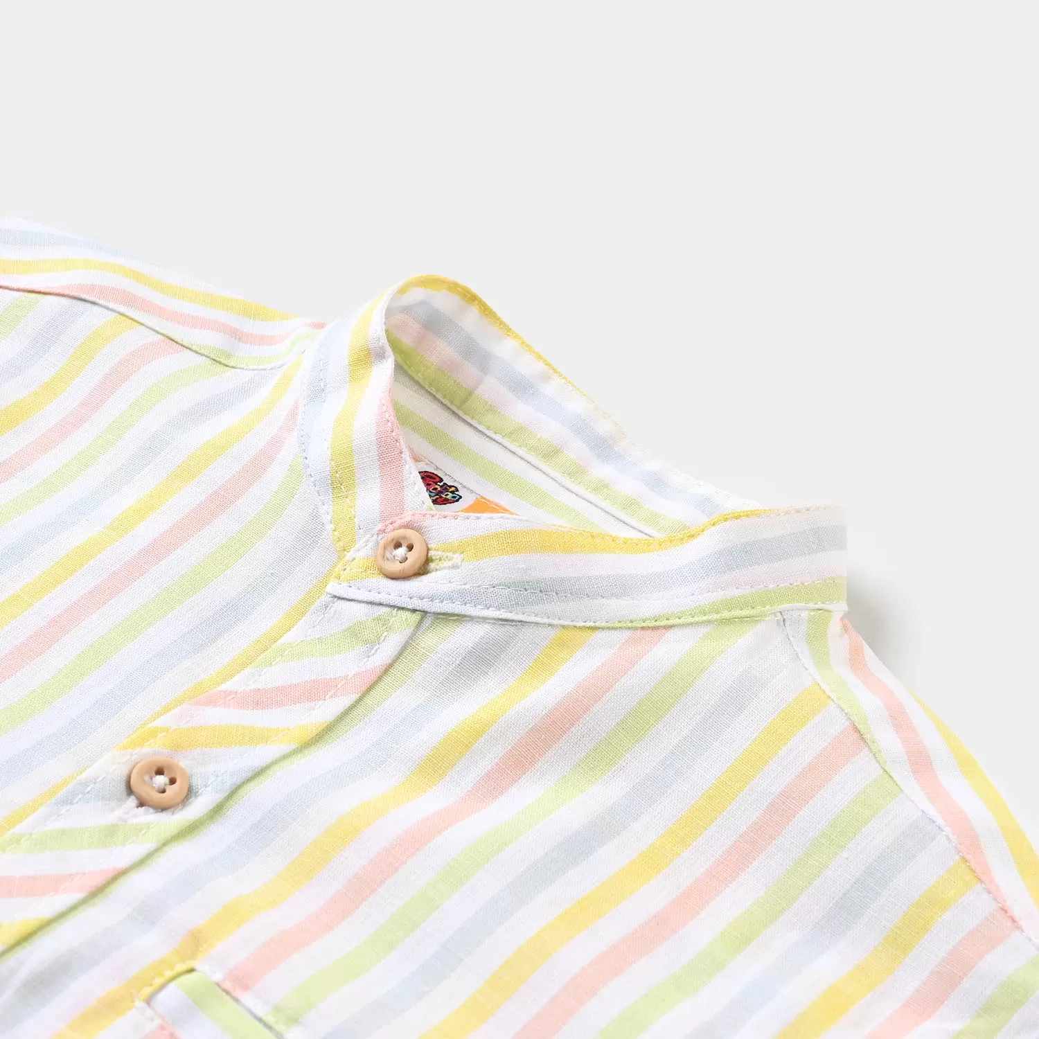 Boys Yarn Dyed Casual Shirt H/S-C.Stripe