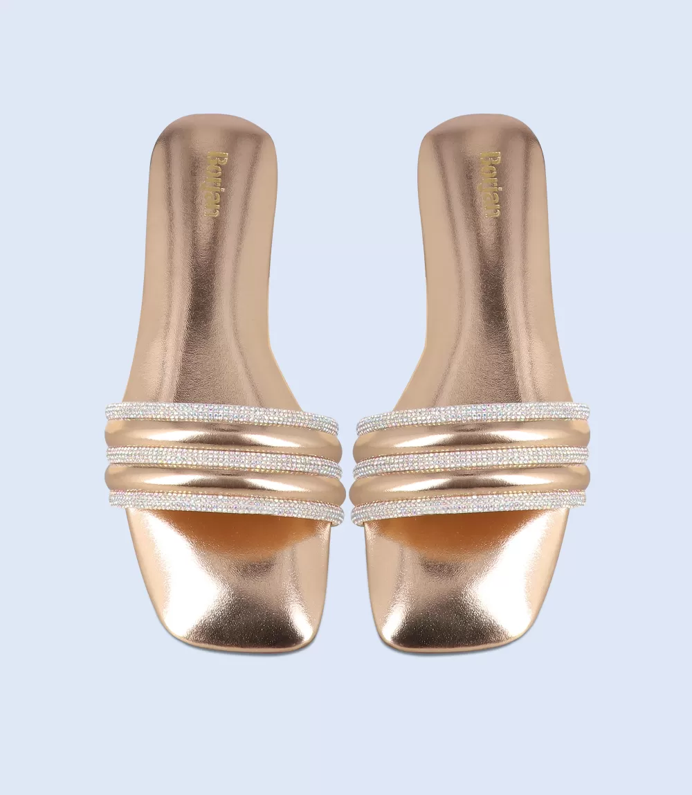 BW9626-ROSE GOLD-Women Formal Slipper