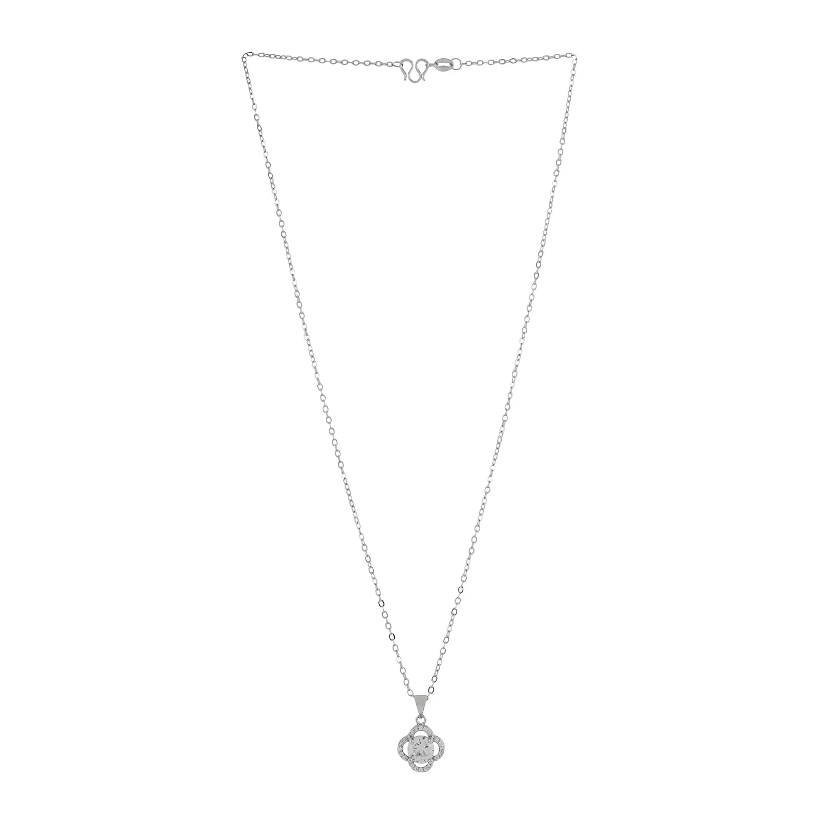 Cami Clover Silver Necklace