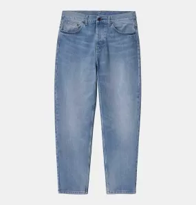 Carhartt WIP Newel Pant in Blue Light Used Wash