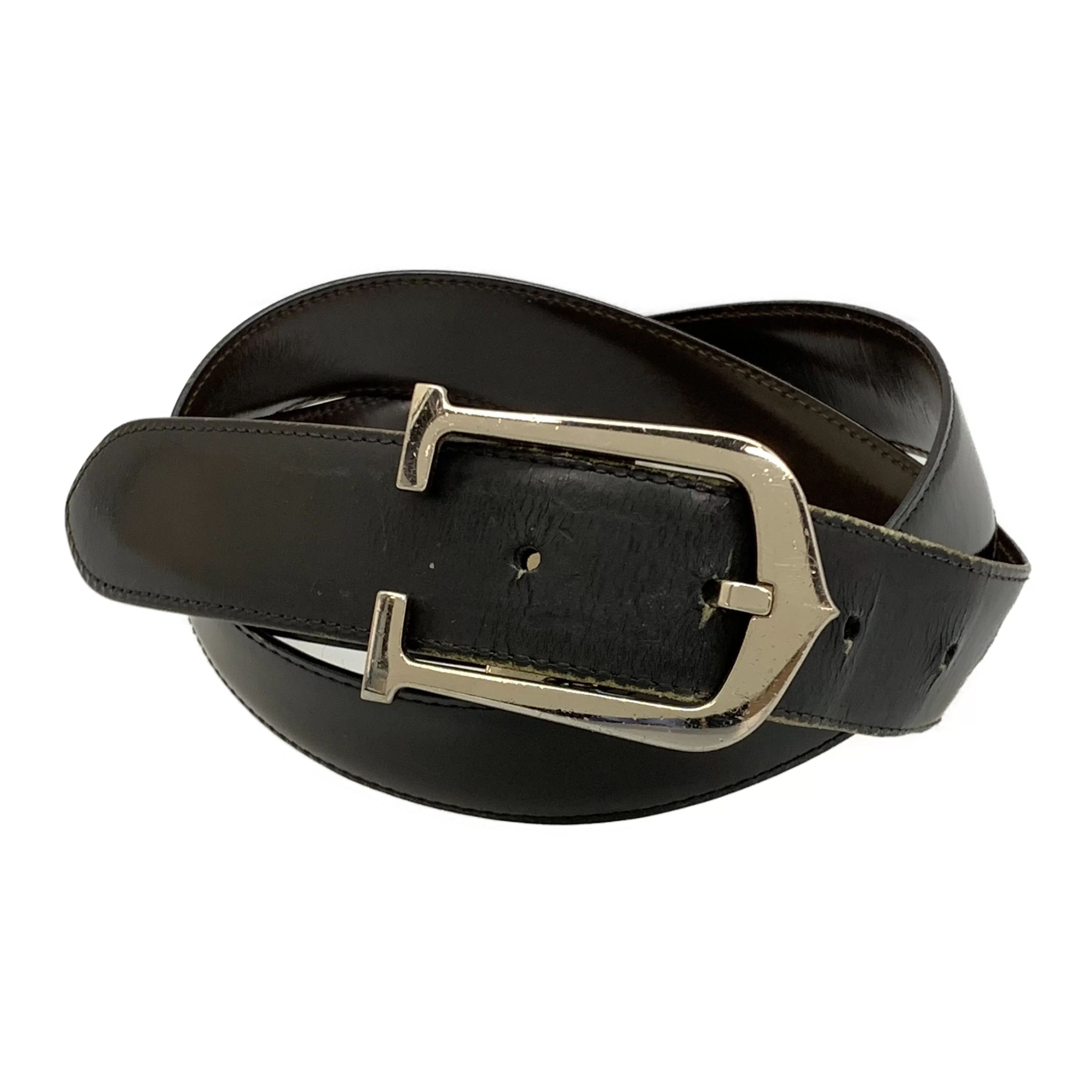 #Cartier/Belt/BLK/Leather