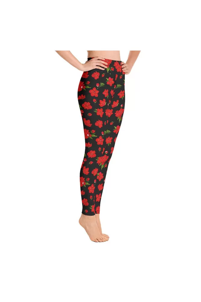 Cherry Blossom Yoga Leggings