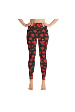 Cherry Blossom Yoga Leggings