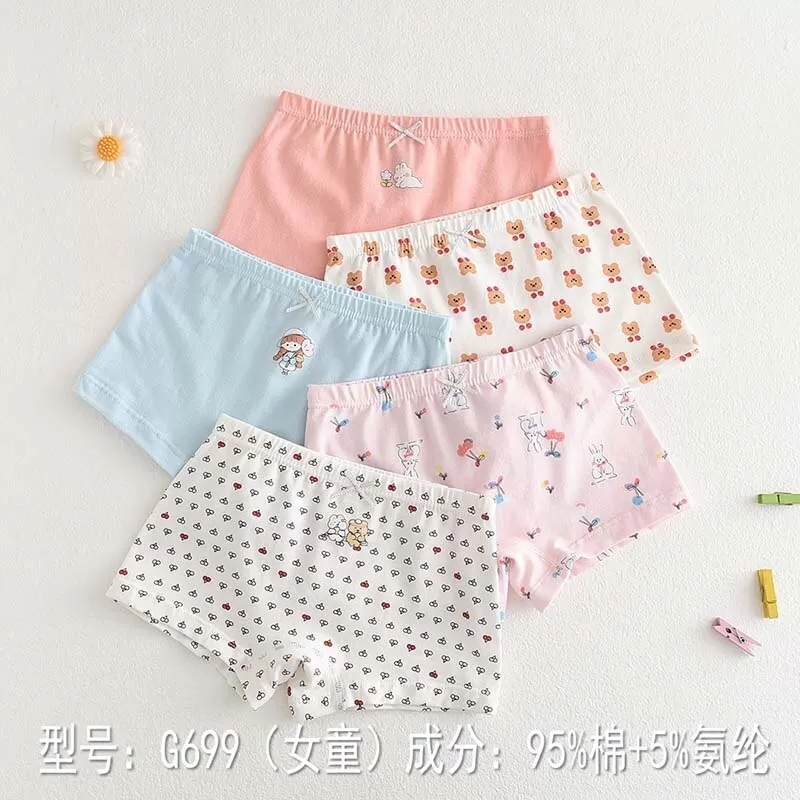 Children Panties For Girls Underwear Boxer Briefs for Kid 3 9 Years Old