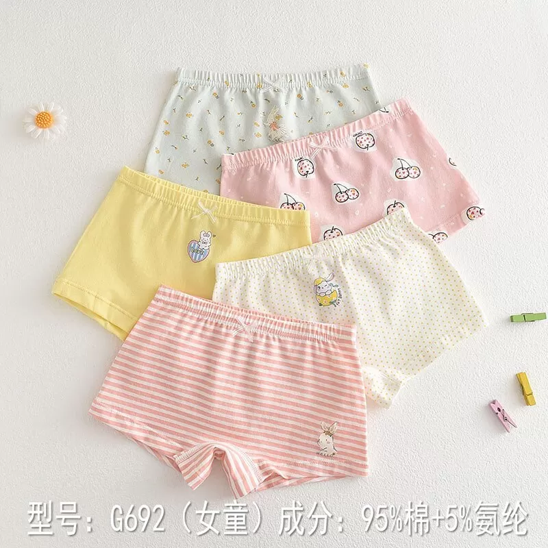 Children Panties For Girls Underwear Boxer Briefs for Kid 3 9 Years Old