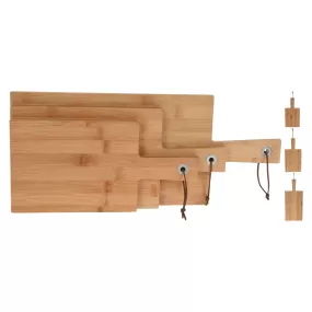 Chopping Board Bamboo 3 Piece Set