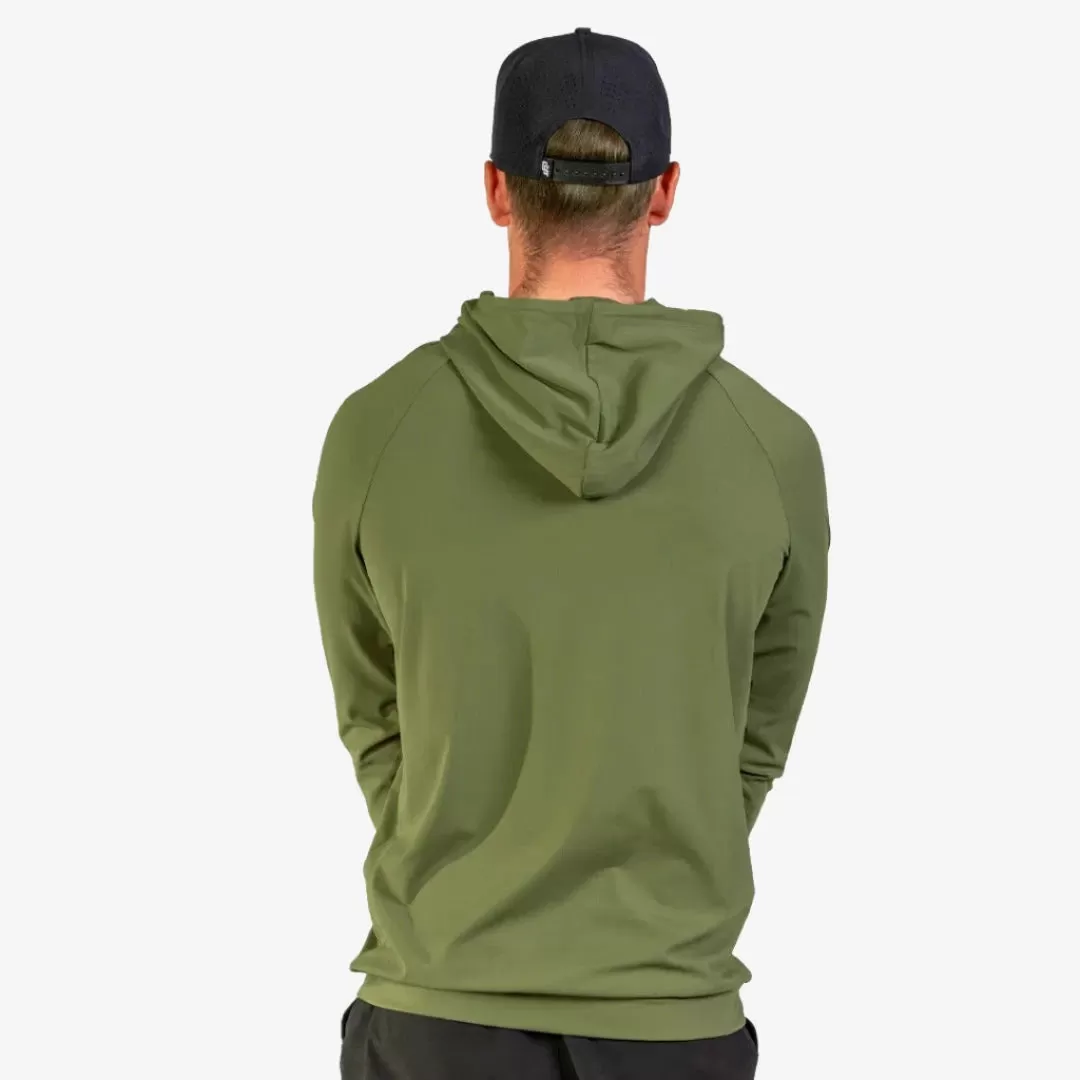 Clubhouse Script Hoodie in Green