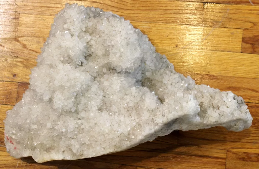 Contemporary Rock Crystal Specimen Formation