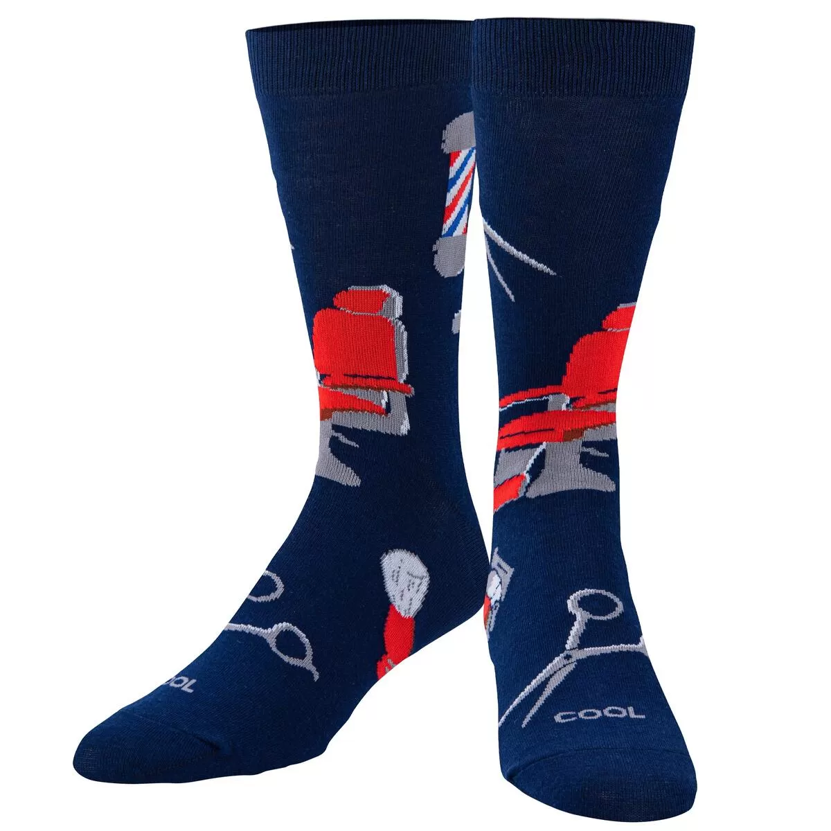 Cool Socks Barber Shop Crew Socks