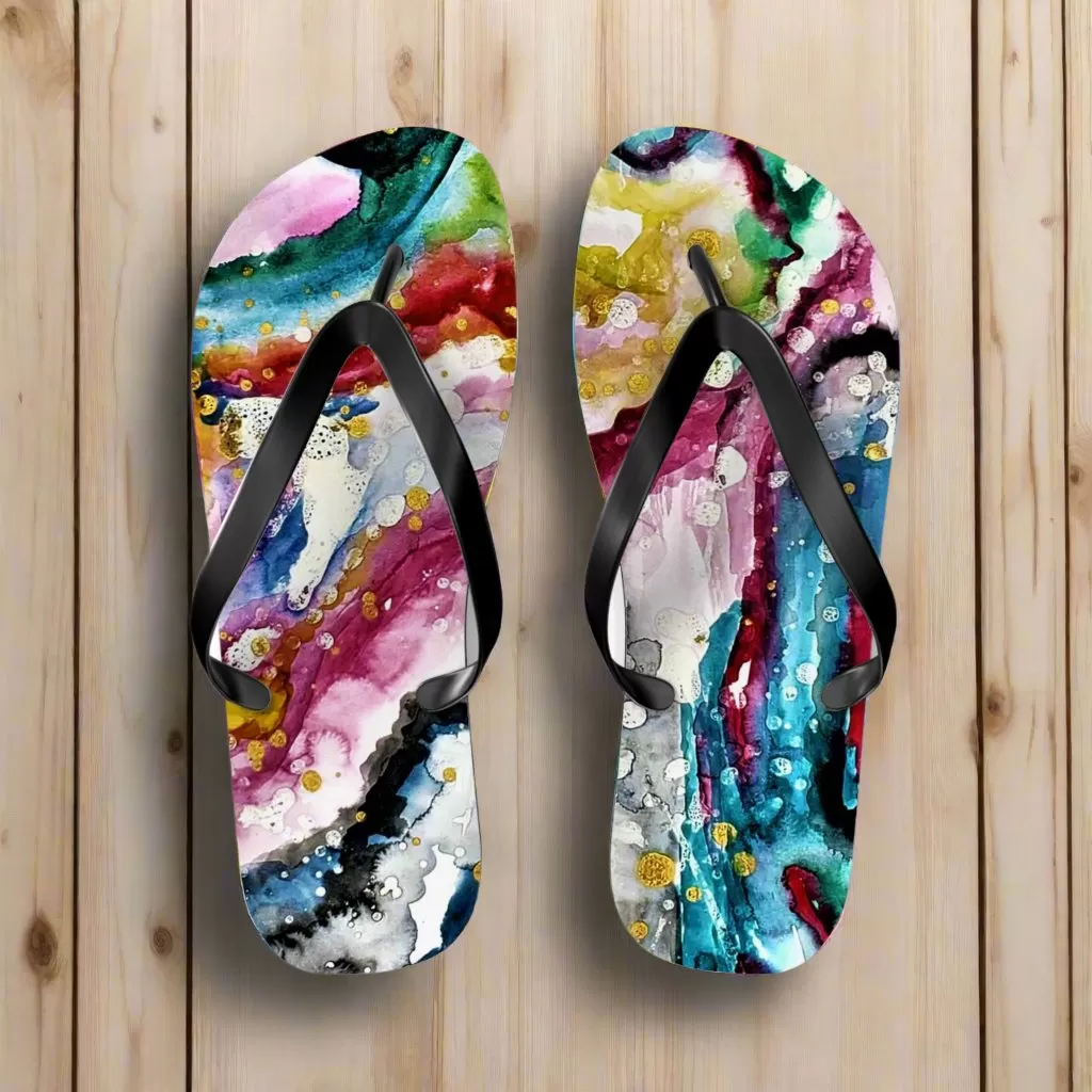 Cosmic Face Flip Flops