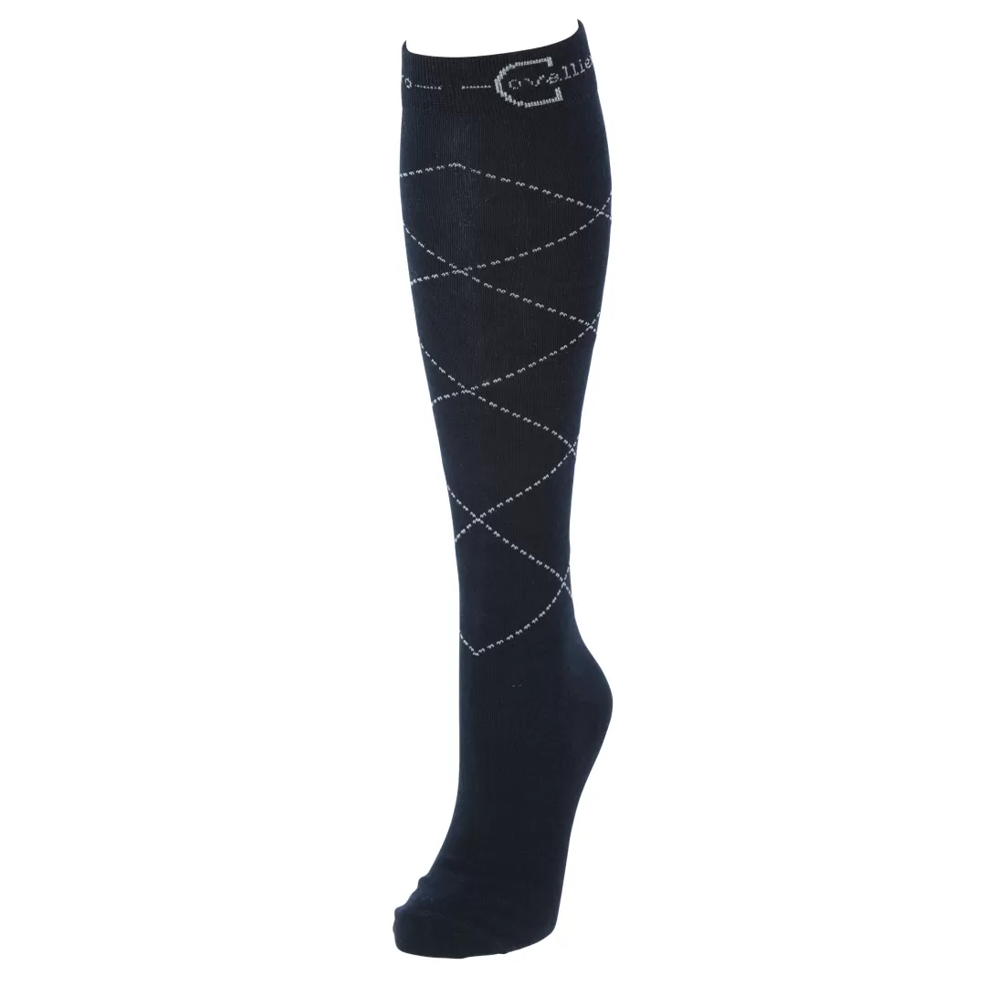 Covalliero Check Riding Socks