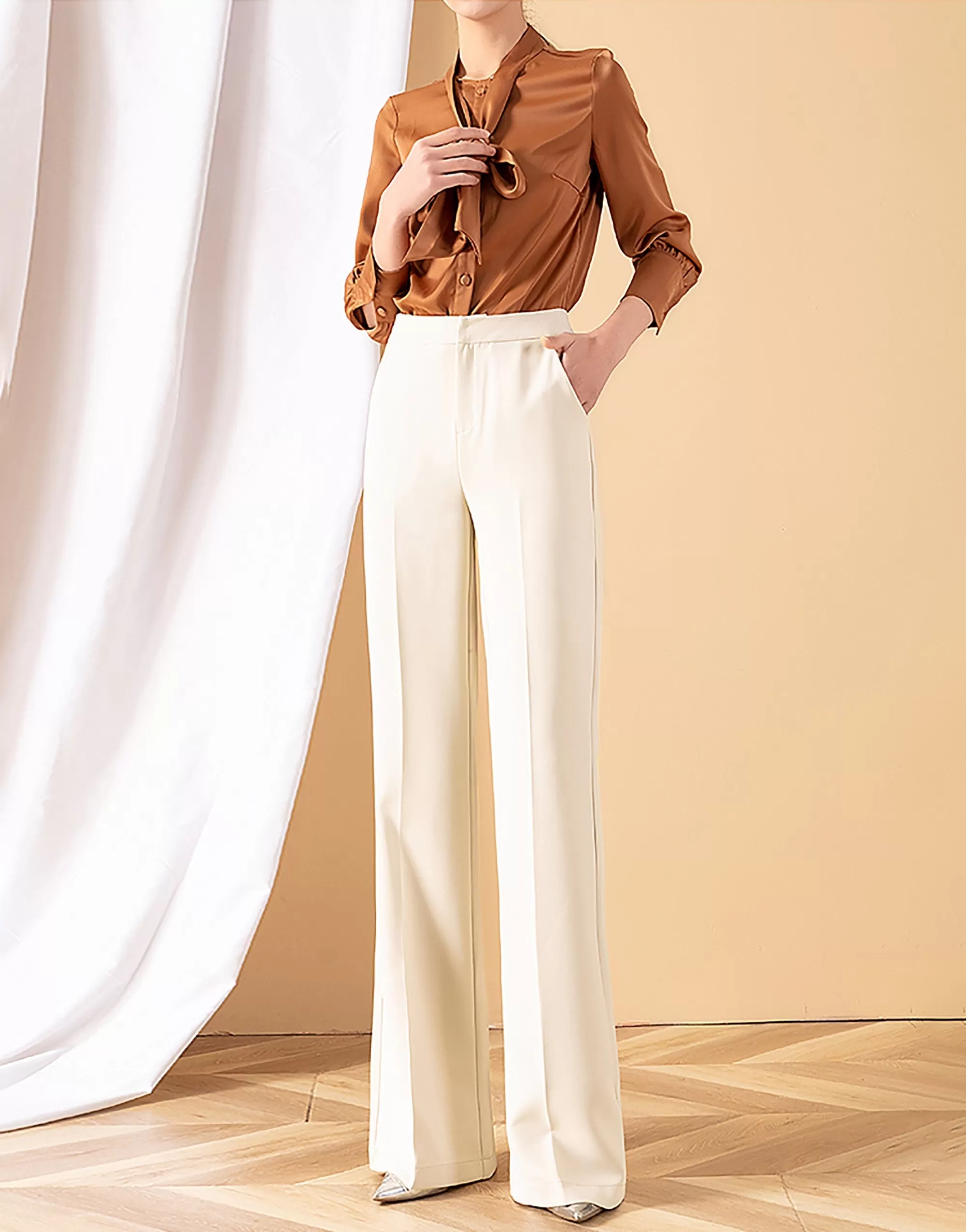 Custom High Waist Flare Pants