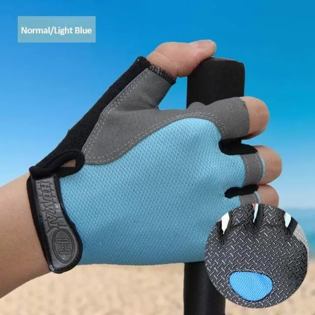 Cycling Gloves Anti-slip Anti-sweat Men Women Half Finger Gloves Breathable Anti-shock Sports Gloves MTB Bike Bicycle Glove