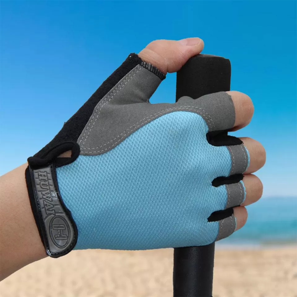 Cycling Gloves Anti-slip Anti-sweat Men Women Half Finger Gloves Breathable Anti-shock Sports Gloves MTB Bike Bicycle Glove