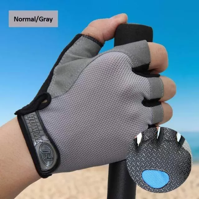 Cycling Gloves Anti-slip Anti-sweat Men Women Half Finger Gloves Breathable Anti-shock Sports Gloves MTB Bike Bicycle Glove