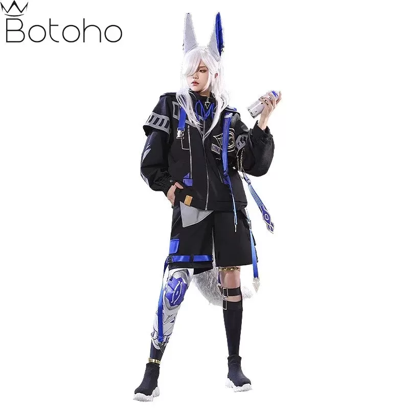 Cyno Genshin Impact Cosplay Costume Men Hooded Coat Uniform Jacket Pants Socks Halloween Carnival Outfit