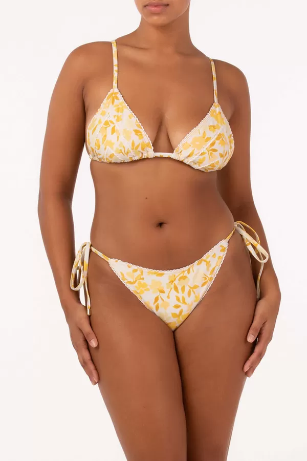 Daffodil triangle bikini