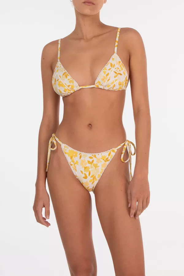 Daffodil triangle bikini