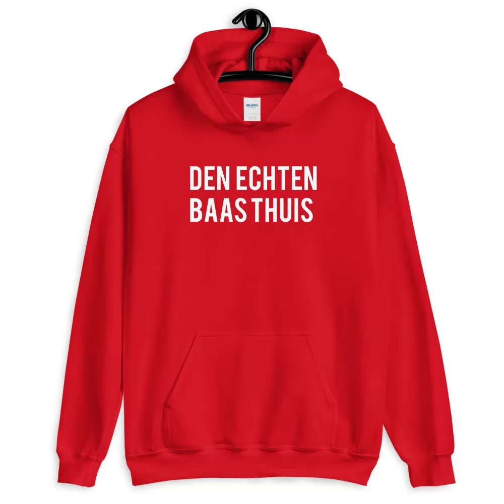 Den Echten Baas thuis Hoodie