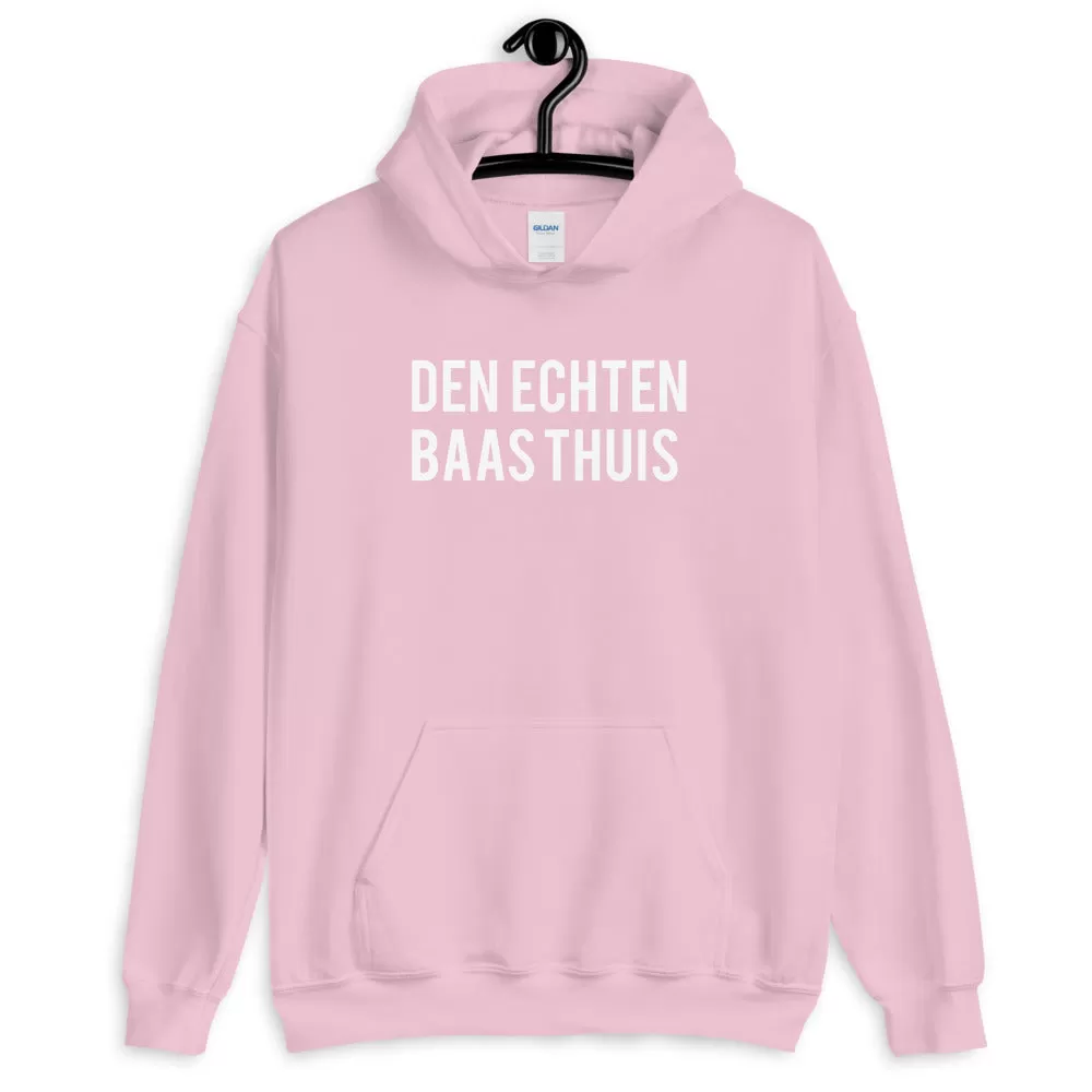 Den Echten Baas thuis Hoodie