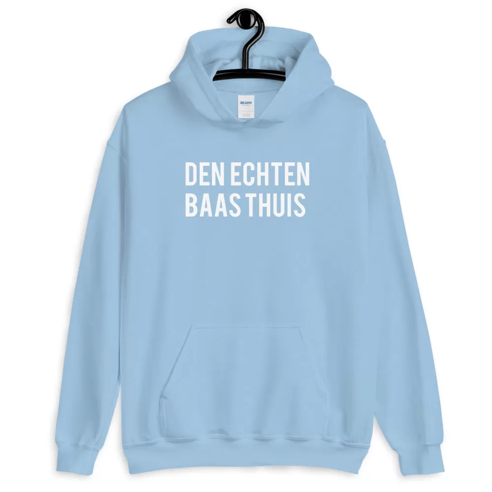 Den Echten Baas thuis Hoodie