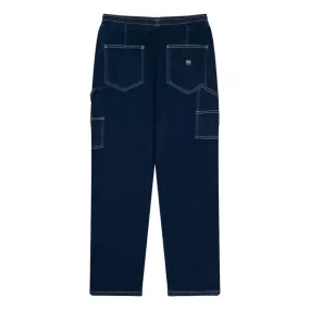 Dolly Noire Carpenter trousers in indigo blue denim pa903-qf-01