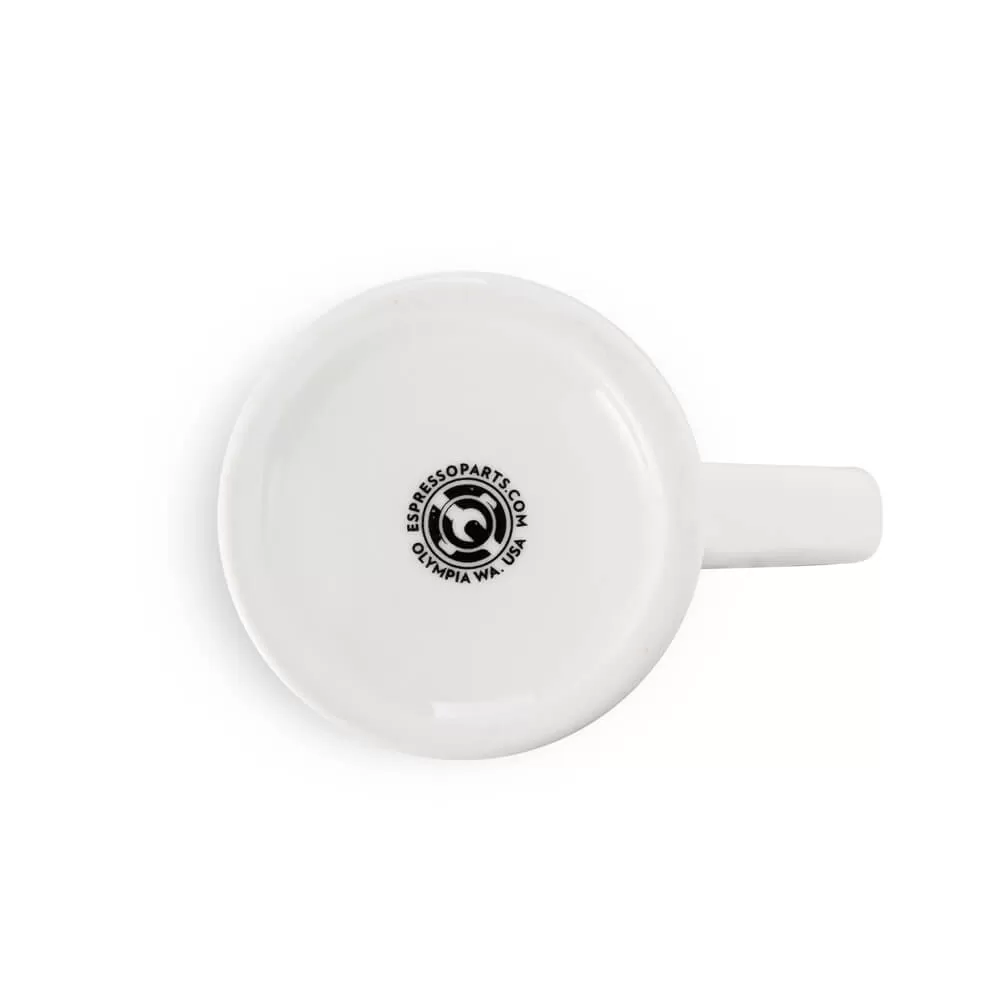 Espresso Parts Porcelain Diner Mug - White (10oz/305ml)