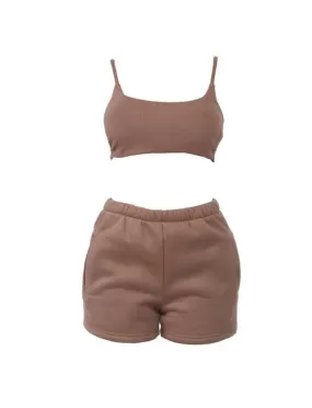 Essential Lounge Brown 2 Piece Set