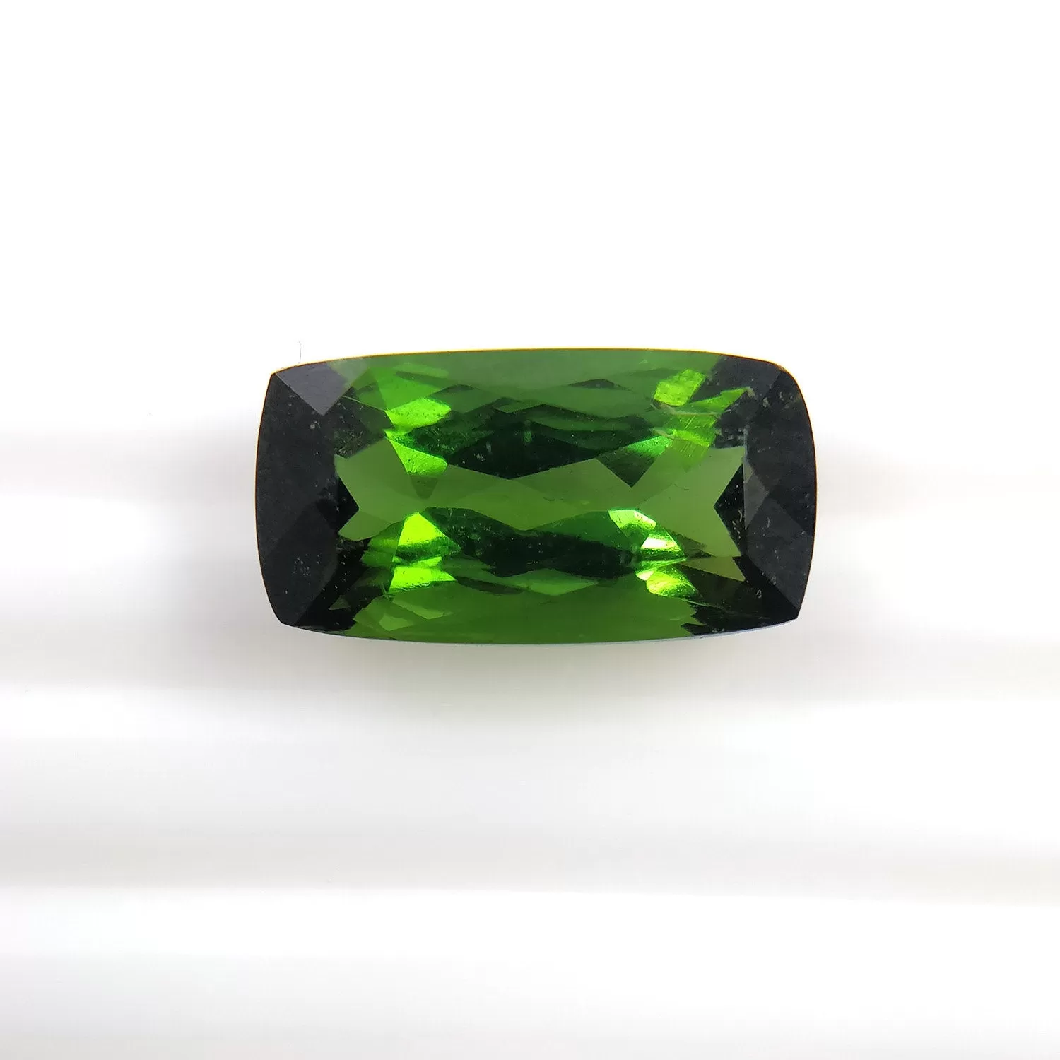 Exclusive Rare GREEN TOURMALINE Gemstone Cut: 5.97cts Natural Untreated Genuine Tourmaline Gemstone Emerald Cut Baguette Shape 15*8mm 1pc